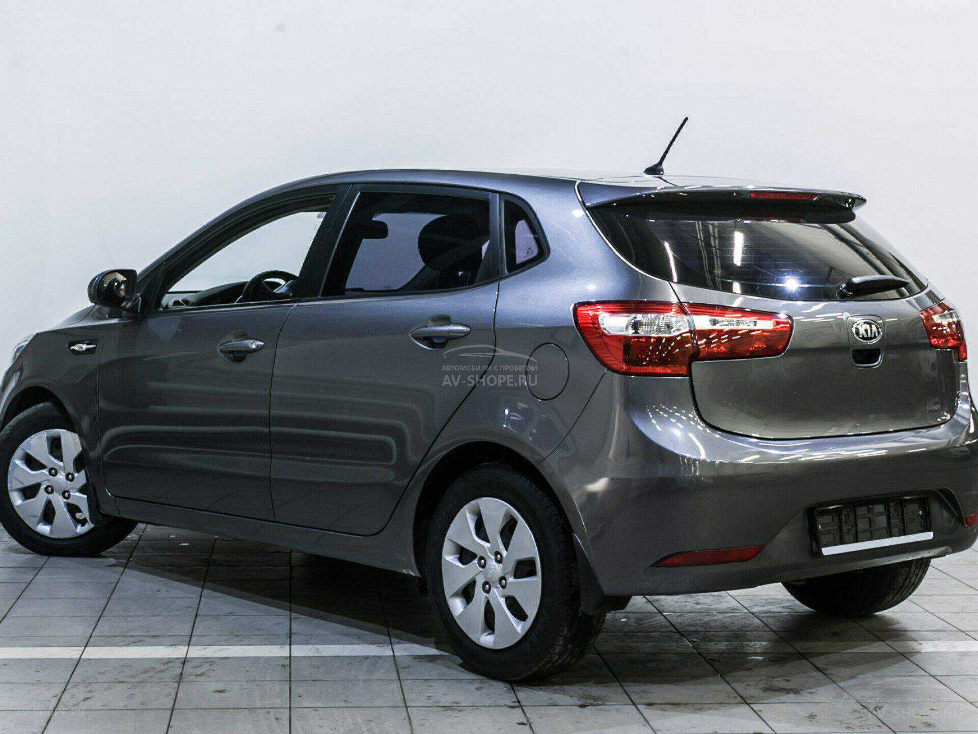 Купить Kia Rio 1.4 MT (107 л.с.) 2014 года, с пробегом в кредит | Киа Рио  1.4 MT (107 л.с.), серый, 85 000 км за 539 900 руб. | Лот №5488 |  Подержанные автомобили в кредит от автосалона Автомобили с пробегом, Москва