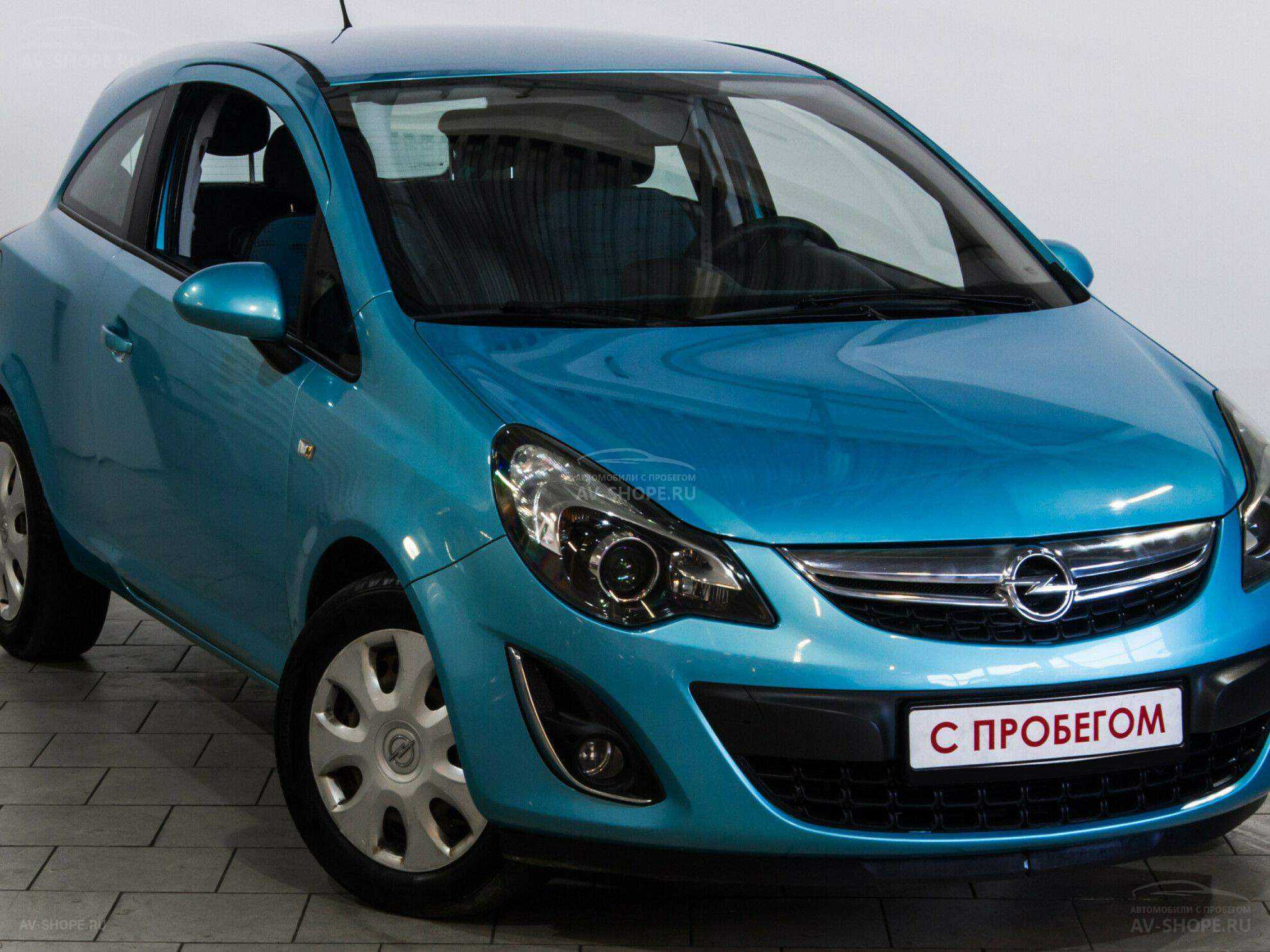 Купить Opel Corsa 1.4i AT (100 л.с.) 2011 года, с пробегом в кредит | Опель  Корса 1.4i AT (100 л.с.), голубой, 96 000 км за 369 900 руб. | Лот №6578 |