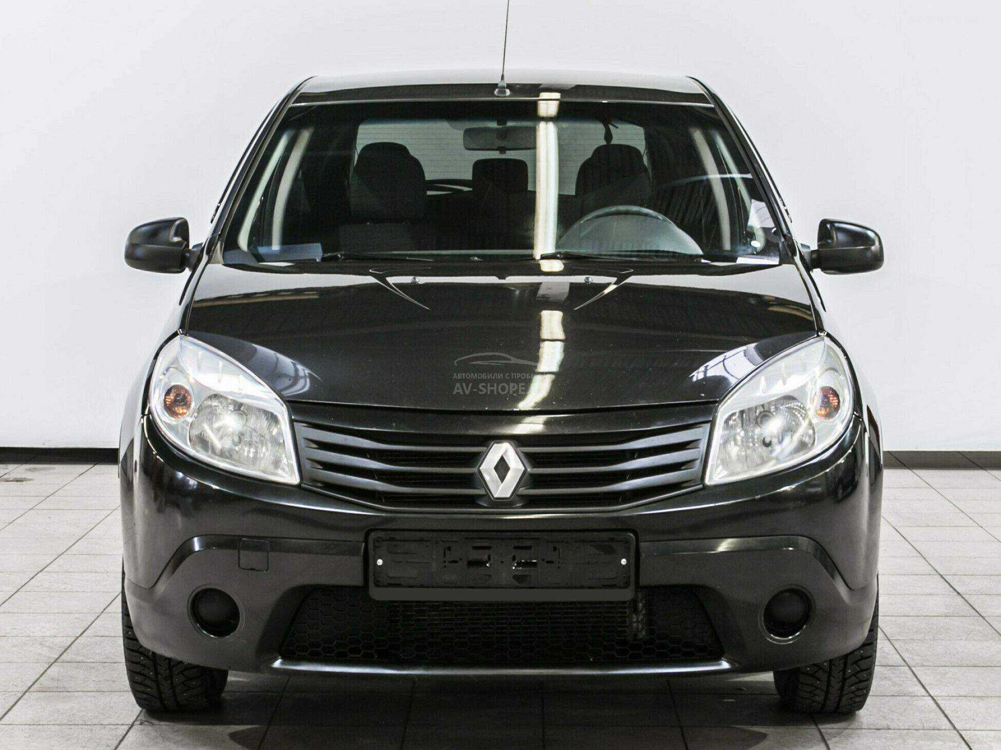 Купить Renault Sandero 1.4 MT (75 л.с.) 2011 года, с пробегом в кредит | Рено  Сандеро 1.4 MT (75 л.с.), черный, 68 000 км за 365 000 руб. | Лот №7014 |  Подержанные автомобили в кредит от автосалона Автомобили с пробегом, Москва